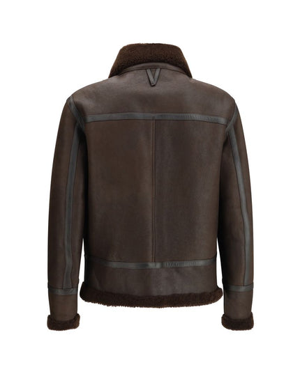 Valstar Brown Calf Leather Bos Taurus Coat