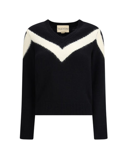 Valentino Wool Sweater with a bow at the back
