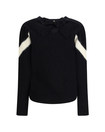 Valentino Wool Sweater with a bow at the back