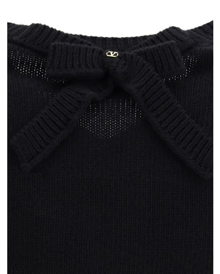 Valentino Wool Sweater with a bow at the back