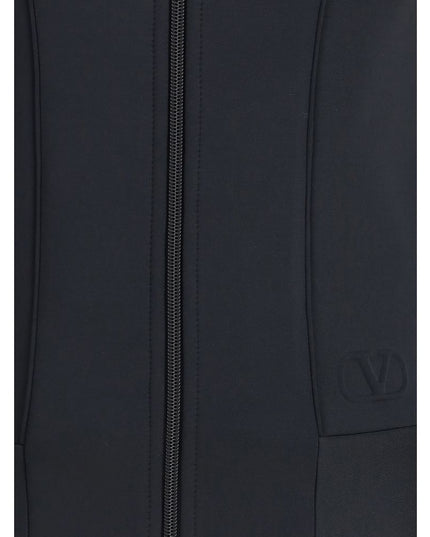 Valentino Black Polyester Sweatshirt