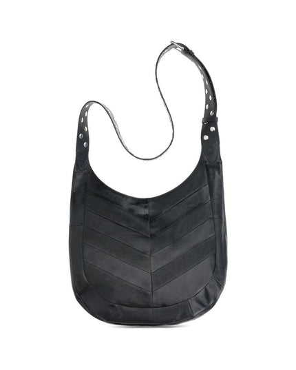 Valentino Garavani Black Leather Shoulder Bag