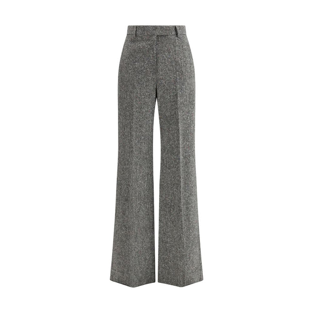 Valentino Gray Wool Casual Pants