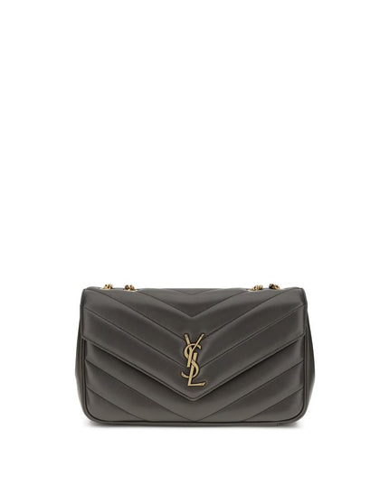 Saint Laurent Gray Calf Leather Bos Taurus Shoulder Bag