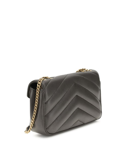 Saint Laurent Gray Lamb Ovis Aries Aries Shoulder Bag