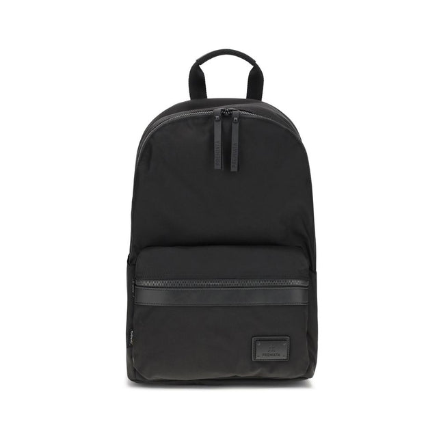 Premiata Black Nylon Backpack