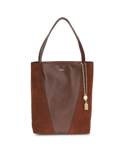 Chloé Brown Calf Leather Bos Taurus Shoulder Bag