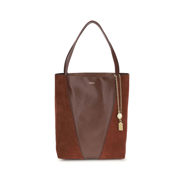 Chloé Brown Calf Leather Bos Taurus Shoulder Bag