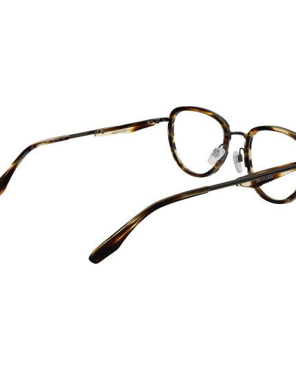 Trussardi Brown Metal & Plastic Glasses (Frames)