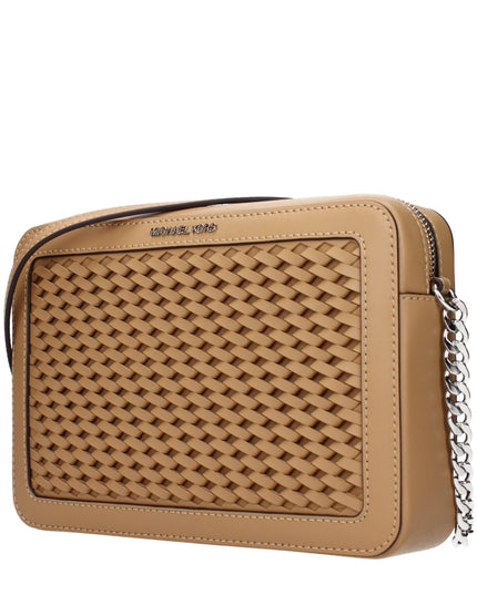 Michael Kors Brown Leather Crossbody Bag