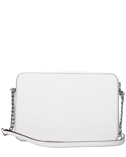 Michael Kors White Leather Crossbody Bag