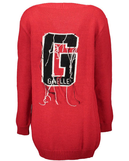 Gaelle Paris Rosso Acrylic Women Cardigan