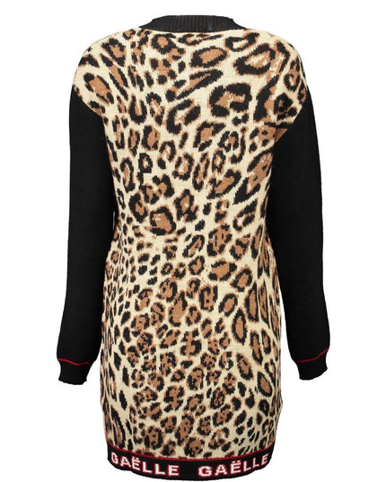 Gaelle Paris Beige Wool Women Dress