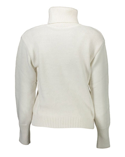 Gaelle Paris Bianco Acrylic Women Sweater
