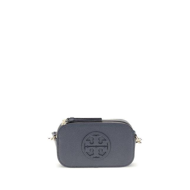 Tory Burch Blue Leather Shoulder Bag