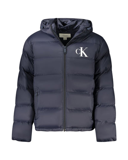 Calvin Klein Blue Polyamide Jackets & Coat