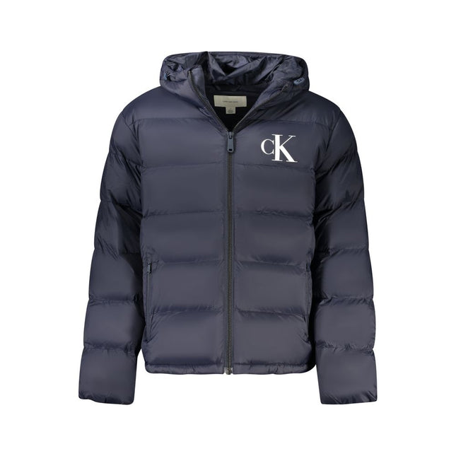 Calvin Klein Blue Polyamide Jackets & Coat