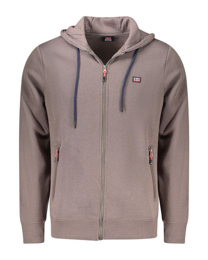 Norway 1963 Brown Cotton Sweatshirt