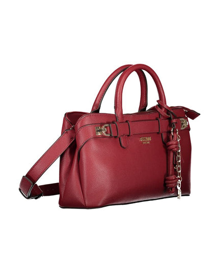 Guess Jeans Red Polyethylene Handbag
