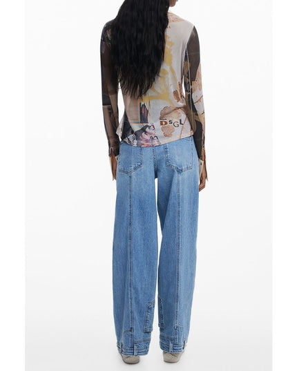 Desigual Beige Polyester Women Shirt