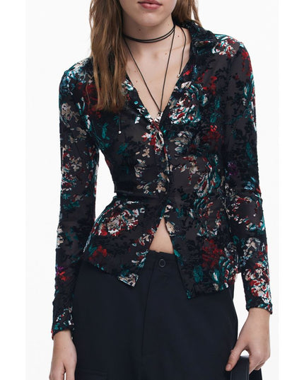 Desigual Nero Poliammide Womens Shirt