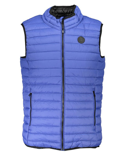 Gianmarco Venturi Blu Poliammide Mens Gilet