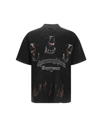 Represent Black Cotton T-Shirt