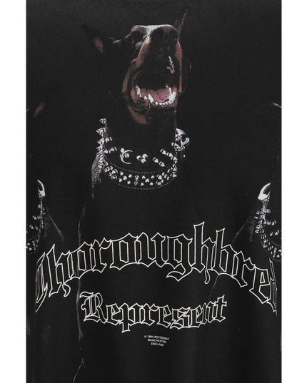Represent Black Cotton T-Shirt