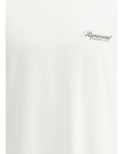 Represent White Cotton Sweatshirt