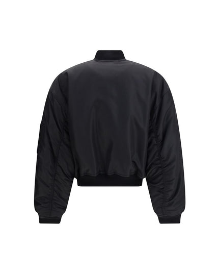 Balenciaga Black Polyamide Bomber