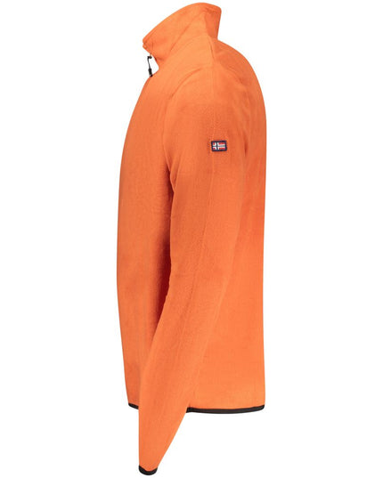 Norway 1963 Orange Polyester Men Sweater