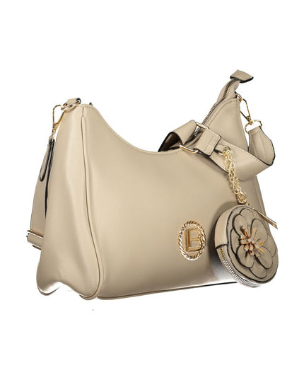 Laura Biagiotti Beige PVC Women Handbag