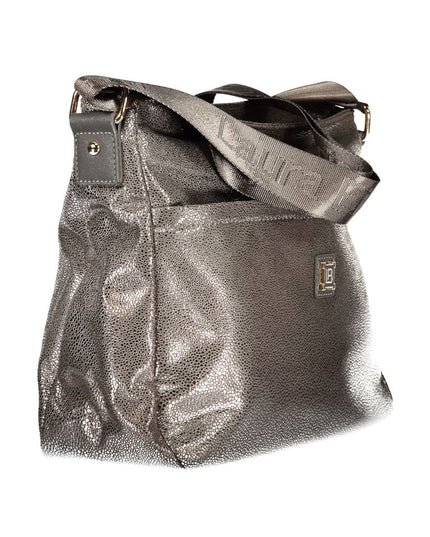 Laura Biagiotti Gray Polyester Women Handbag