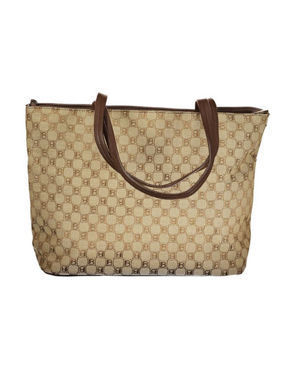 Laura Biagiotti Beige Polyester Women Handbag