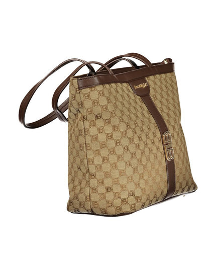 Laura Biagiotti Beige Polyester Women Handbag
