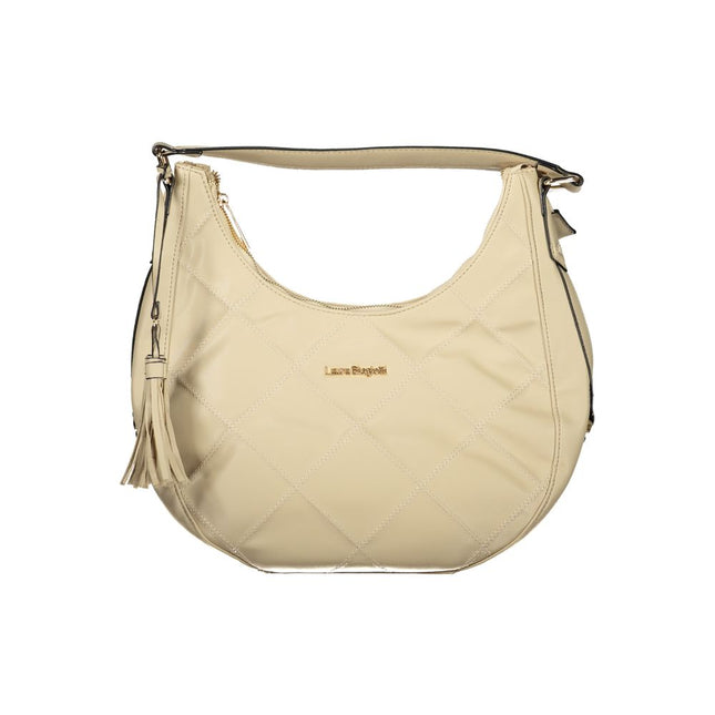Laura Biagiotti Beige PVC Women Handbag