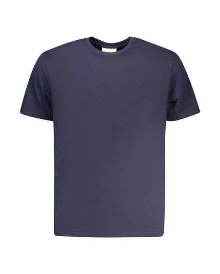 Calvin Klein Blue Cotton Men T-Shirt