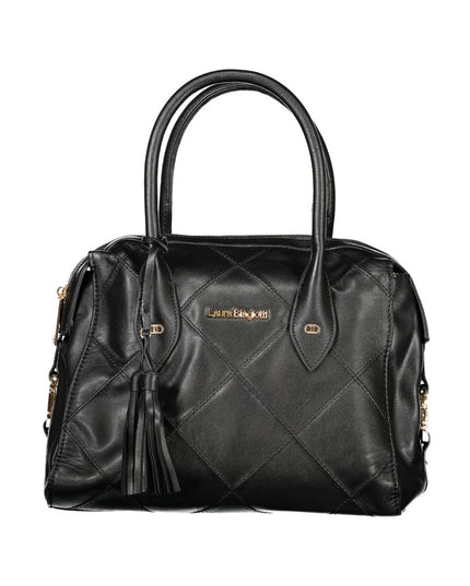 Laura Biagiotti Black PVC Women Handbag
