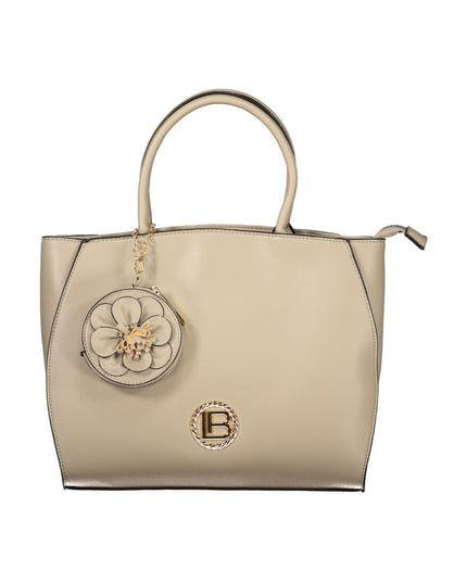 Laura Biagiotti Beige PVC Women Handbag