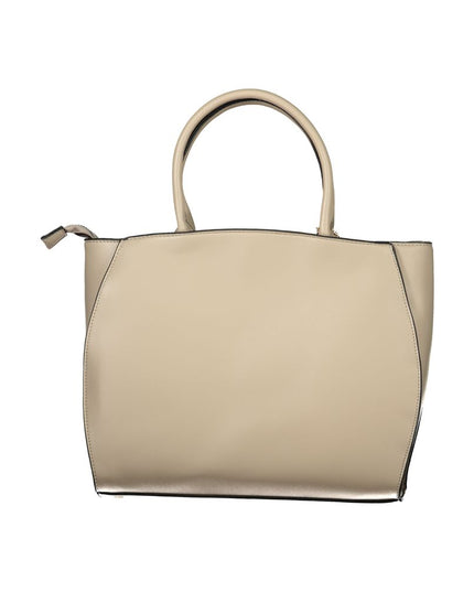 Laura Biagiotti Beige PVC Women Handbag