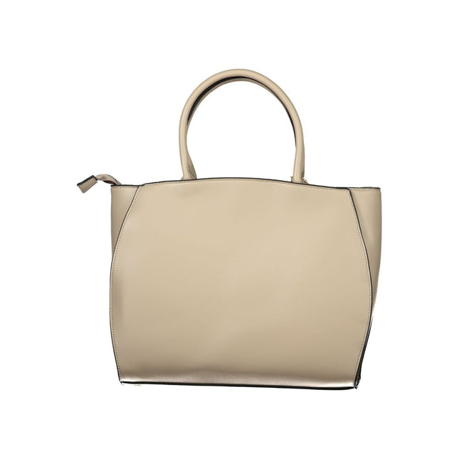 Laura Biagiotti Beige PVC Women Handbag