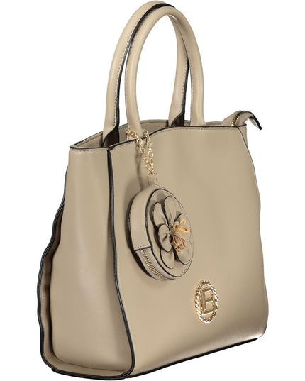 Laura Biagiotti Beige PVC Women Handbag