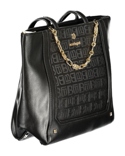 Laura Biagiotti Black PVC Women Handbag