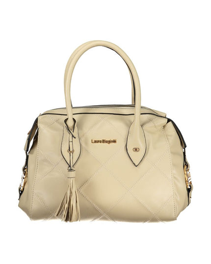 Laura Biagiotti Beige PVC Women Handbag