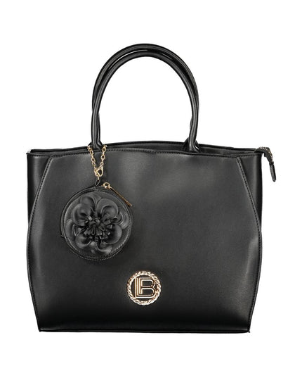 Laura Biagiotti Black PVC Women Handbag