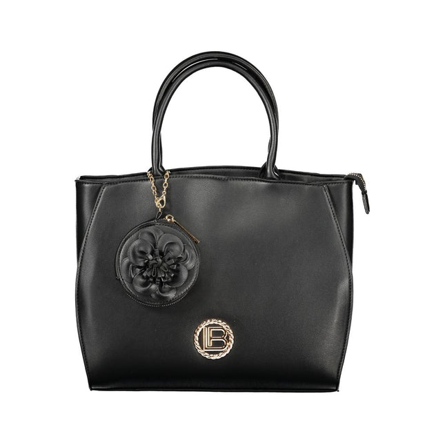 Laura Biagiotti Black PVC Women Handbag