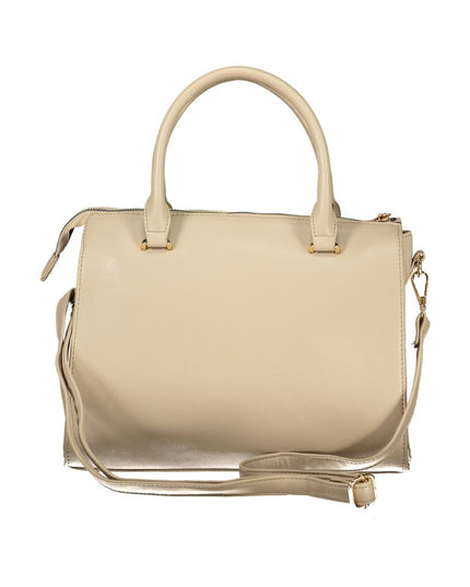 Laura Biagiotti Beige PVC Women Handbag