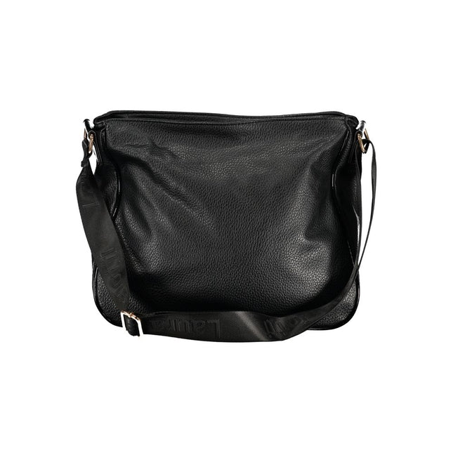 Laura Biagiotti Black PVC Women Handbag