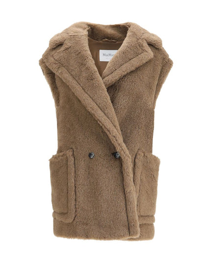 Max Mara Brown Alpaca Vicugna Pacos Coat