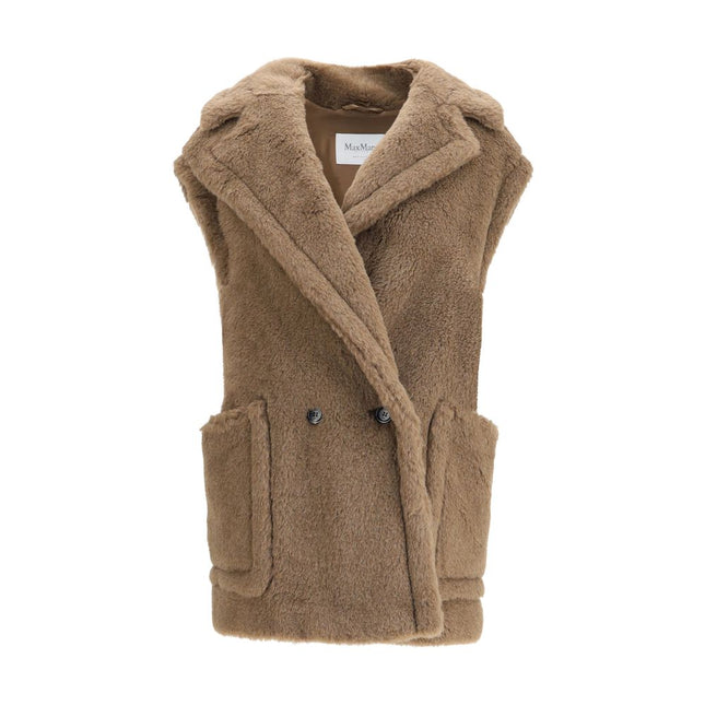 Max Mara Brown Alpaca Vicugna Pacos Coat